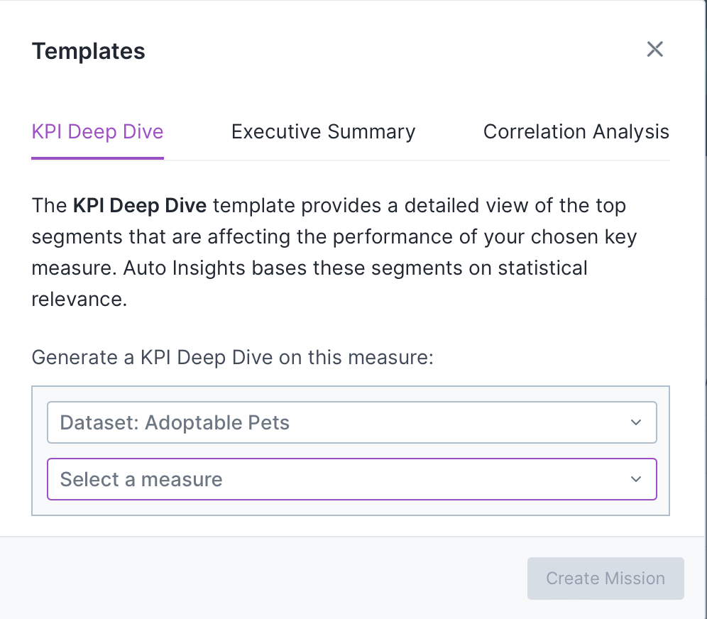 KPI Deep Dive template
