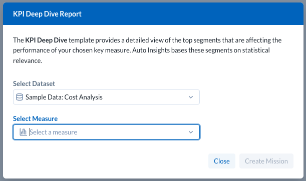 KPI Deep Dive template