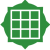Green icon with grid pattern.