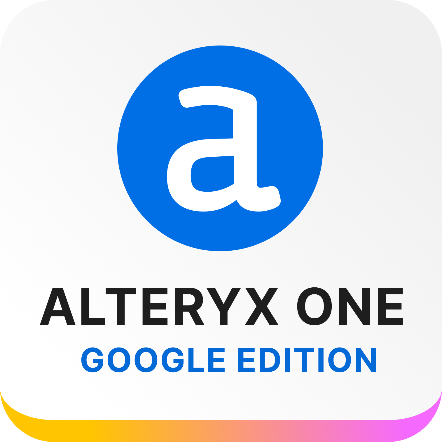 Alteryx One Google Edition
